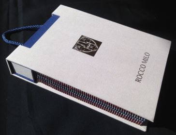 Llibre de mostres tèxtils per a finestres amb tapa dura
